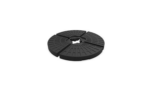 Dalle de lestage pour parasol remplissage 52l 4 pcs noires