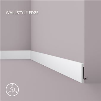 Plinthe NMC WALLSTYL FD2S Moulure décorative Cimaise Encadrement de porte - 1