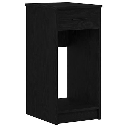 VIDAXL - Support de tour d'ordinateur - Avec tiroir - Noir - 35x45x77 cm - Image 3