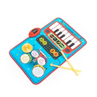 Activity-board Tapis de piano, tapis de musique avec son de 8 instruments,  tapis de danse pour enfants