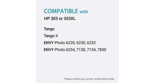 COMETE, Marque Française - 303XL - 2 Cartouches d'Encre Compatibles pour HP  303 XL - pour Cartouche HP 303 XL Envy Photo ou Tango X - 1 Noir + 1 Couleur  : : Informatique