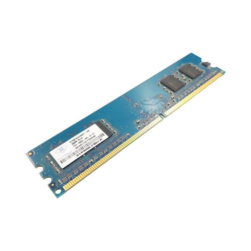 Barrette Mémoire 256 Mo Ram Ddr2 Nanya Nt256T64Uh4A0Fy-37B Dimm Pc2-4200U 1Rx16