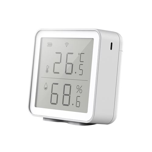 Station météo Docooler Thermomètre humidimètre intérieur wireless digital  WiFi smart station météo-Blanc
