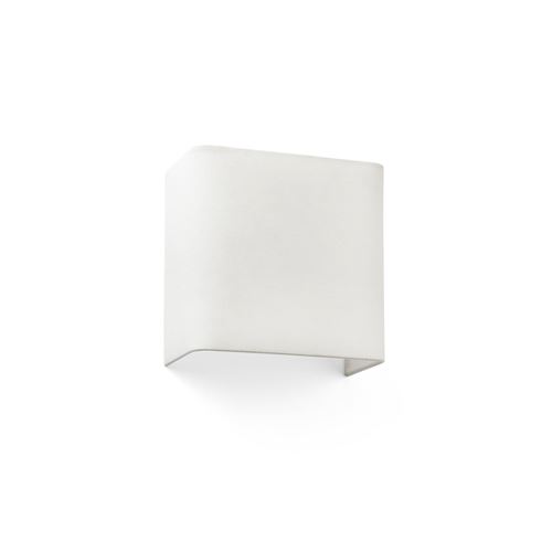 Faro - Applique murale carrée en coton beige 200x 205x 108, E27