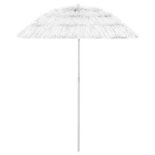 Parasol de plage 180 x 180 cm Blanc