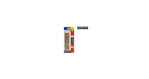 Staedtler - blister de 5 crayons graphite hb noris 120 + gomme