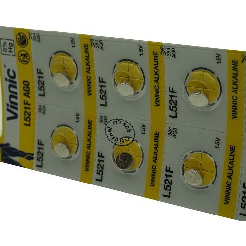 Pack de 10 piles Vinnic compatible avec VINNIC L521F - Otech