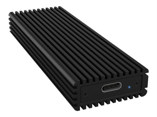 ICY BOX IB-1816M-C31 - Storage enclosure - M.2 - M.2 Card - USB 3.1 (Gen 2) - zwart