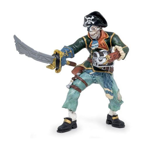 Non Communiqué Figurine Pirate Mutant Zombie Papo