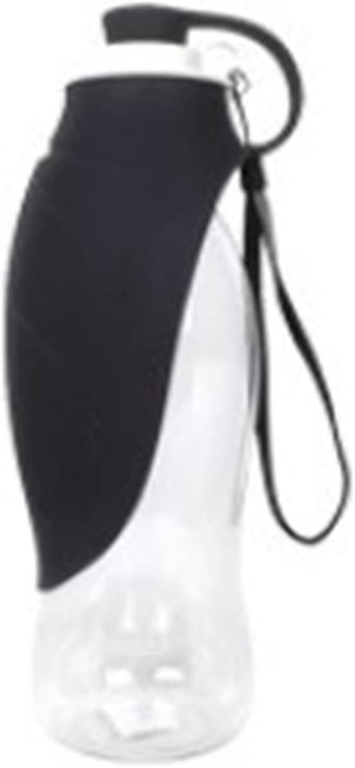 Comparer les prix de Bouteille d'eau portable de voyage pour chien - 590 ml - Avec bol d'eau pliable