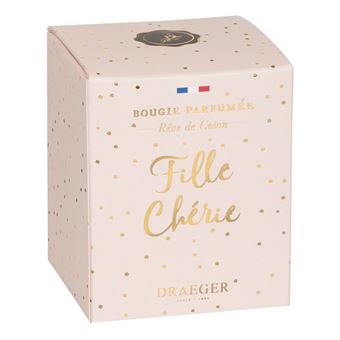 Bougie Cadeau - Fille Chérie - Draeger Paris