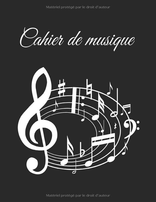 Cahier De Musique Narratik A4 105 Pages 12 Portées