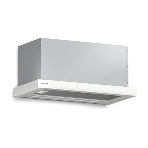 Klarstein Velaire Hotte Encastrable 60Cm Hotte À Tiroir 896 M³/H Classe A++ Tactile Design Minimaliste Blanc