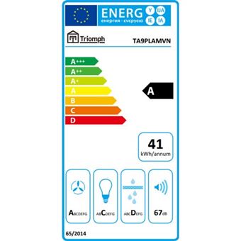 Hotte aspirante Plasma inclinée TA9PLAMVN 90 cm 623m3/h