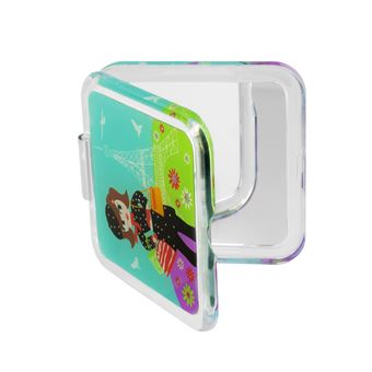Pylones Portafoglio Travel Parisienne In Tessuto Rivestito – 19x11 Cm, Multicolore, 12 Scomparti Per Carte, Tasca Con Cerniera
