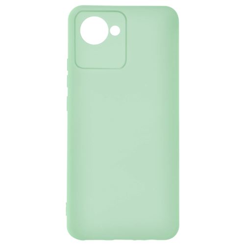 Coque pour Realme C30 Silicone Semi-rigide Finition Soft-touch Avizar vert
