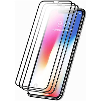 Film en verre trempe 6D pour iPhone X/XS