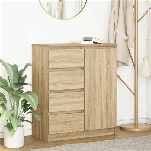 VIDAXL - Buffet - Chêne Sonoma - 71x35x84 cm - Image 2
