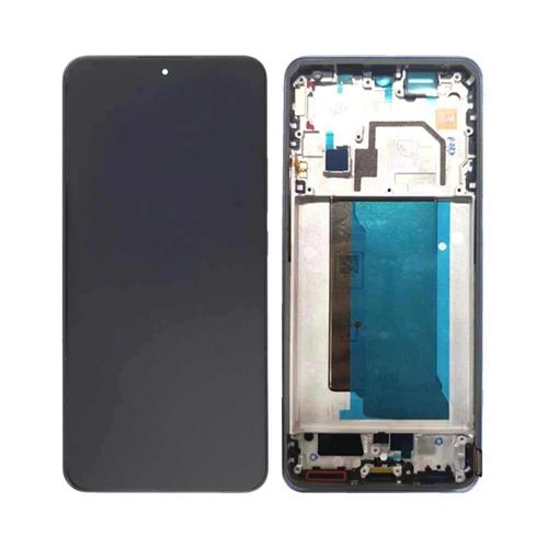 Ecran LCD Et Vitre Tactile Avec Châssis Bleu Alpin Pour Xiaomi 13T/13T Pro (Original Pulled)