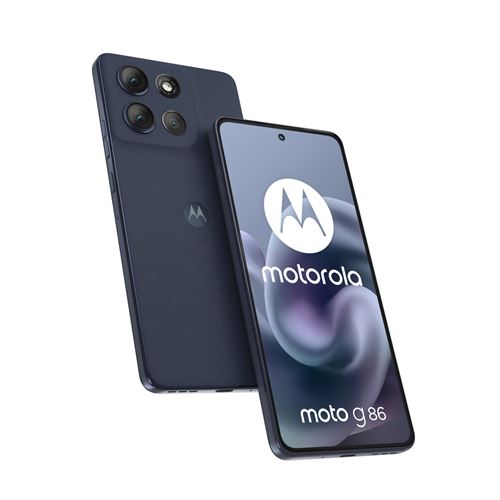 Motorola Moto G86 5G 16,9 Cm (6.67") Double Sim Android 15 Usb Type-C 8 Go 256Go 5200 Mah Bleu Foncé