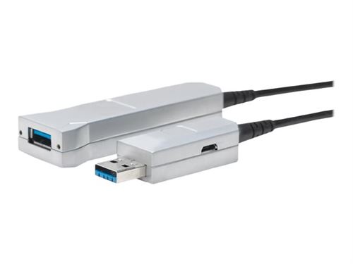 VivoLink - Rallonge de câble USB - USB type A (M) pour USB type A (F) - USB 3.2 Gen 1 - 5 V - 0.9 A - 10 m - noir
