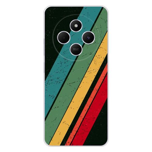 Coque en silicone imprimée compatible Xiaomi Redmi 14C 4G Grunge