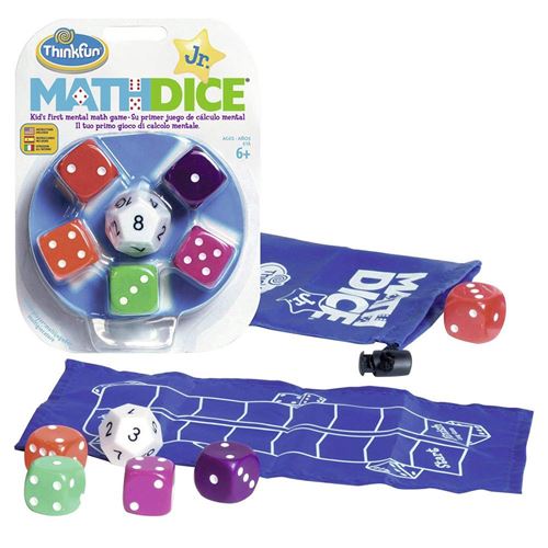 Jeu Think Fun Math dice Jr. 18x13 +6 ans