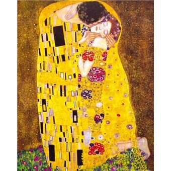 Il était une fois P'tit Plus {5} # Le pinceau magique ....AlphART - Page 3 Gustav-Klimt-Poster-Reproduction-Le-Baiser-1908-50x40-cm