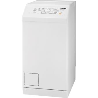 Miele W 196 WCS - Machine à laver - largeur : 45.9 cm - profondeur : 60.1 cm - hauteur : 90 cm - chargement par le dessus - 6 kg - 1200 tours/min - blanc lotus - 1