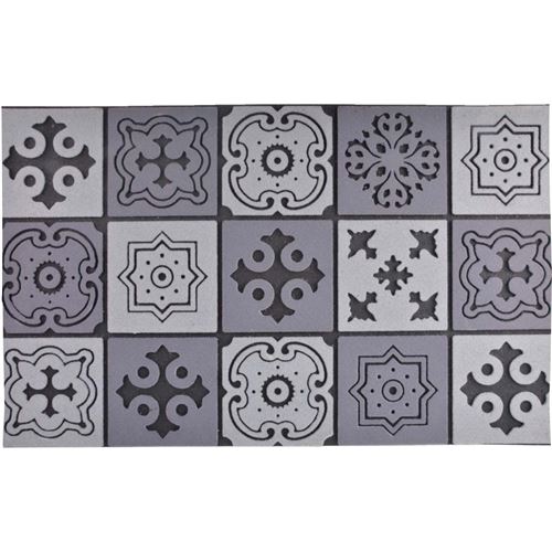 Esschert Design - Tapis en caoutchouc motif Mosaique