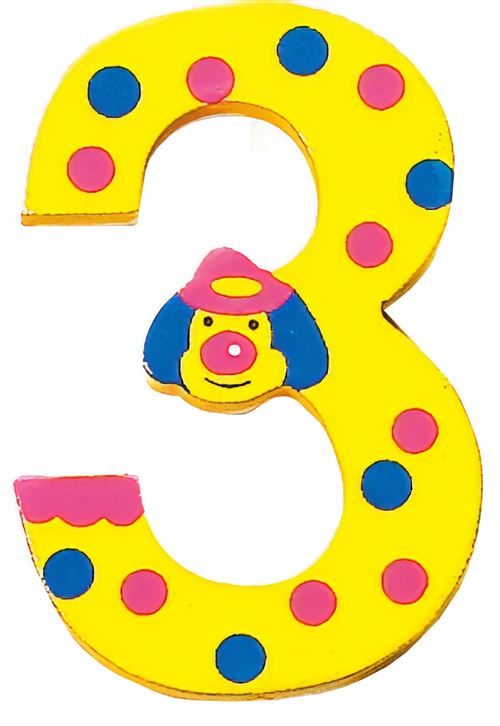 Small Foot figure 3 Bois de clown 8 cm