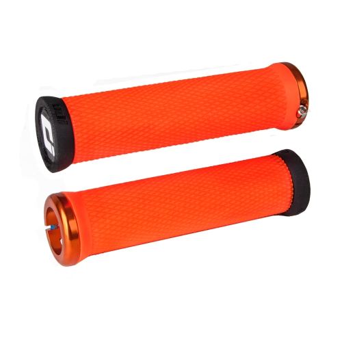 ODI Elite Motion V2.1 MTB Poignées de verrouillage orange/orange