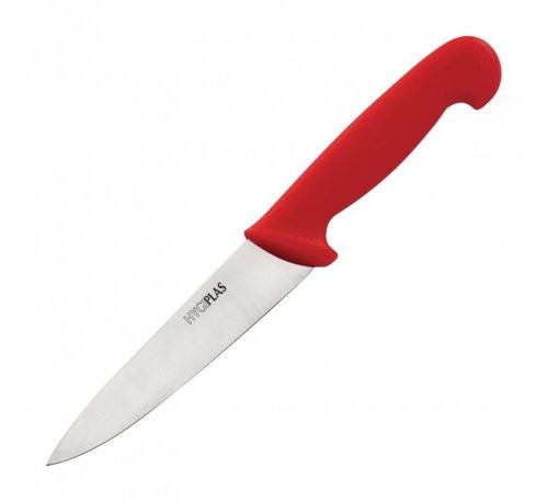 Couteau de cuisinier rouge 160 mm