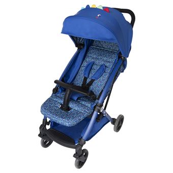 poussette canne bleu jouet