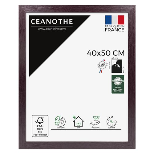 Cadre photo Tutti Frutti figue 40x50 cm, bois reconstitué - marque française