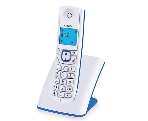 Alcatel Classic F530 - Téléphone sans fil avec ID d'appelant - DECT - bleu