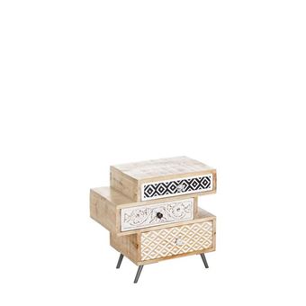 PrixFnac Tiroirs Achatamp; De Clea Chevet Table 3 8ymNOvn0wP