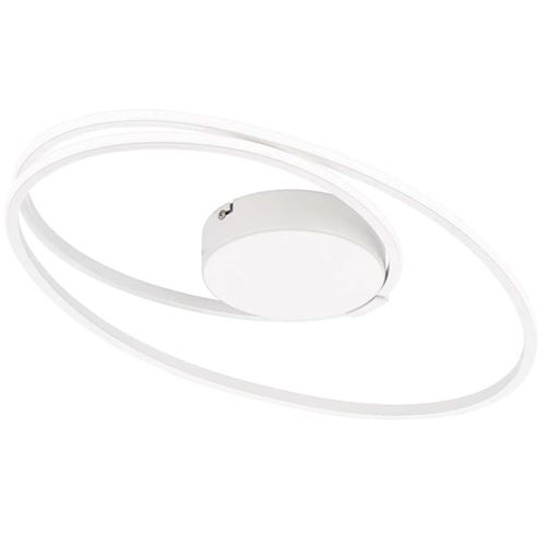 Wofi Plafonnier à LED Nia 50x12 cm Blanc