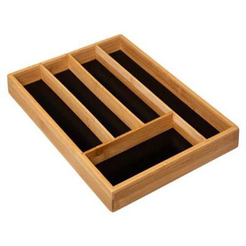Paris Prix Noir Five Simply Smart - Range-Couverts "Blackbamboo" 34Cm Naturel & - Image 1