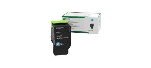 lexmark 78c2xc0 cartouche de toner cyan eld programme de retour noir