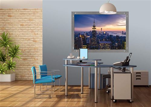 AG Design – Papiers Peints intissé – Fenêtre dans Le NY – Tapisserie Photo – Poster Photo géant – 160x110 cm – 1 lés – FTNM 2644