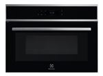 Electrolux Serie 600 EVM8E08WX - Four combiné - intégrable - niche - largeur : 56 cm - profondeur : 55 cm - hauteur : 44.4 cm - inox