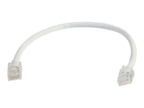 C2G Cat5e Non-Booted Unshielded (UTP) Network Patch Cable - cordon de raccordement - 2 m - blanc