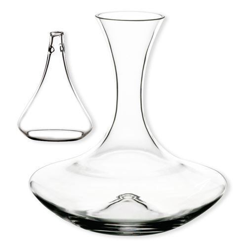 Bruno Evrard - Carafe à décanter + aérateur en verre soufflé bouche 1,3L