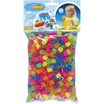 Hama - Perles à Repasser Maxi Pastel (600 Perles) - Loisir Créatif Pour Enfants