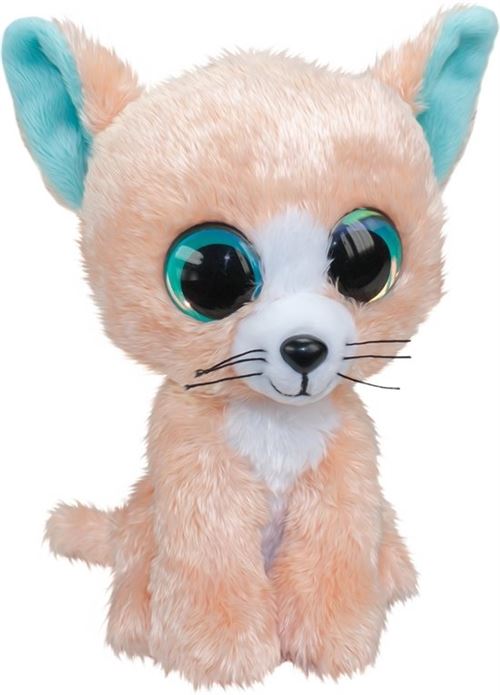 Lumo Stars Peluche chat Pêche 15 cm