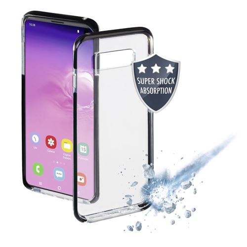 Hama Prime Line Protector - Achterzijde behuizing voor mobiele telefoon - thermoplastic polyurethaan (TPU) - zwart, transparant - voor Samsung Galaxy S10e