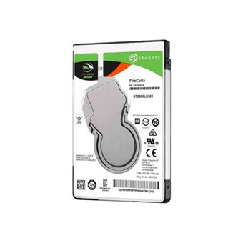 Seagate FireCuda ST2000LX001 - Disque dur hybride - 2 To - interne - 2.5" - SATA 6Gb/s - 1
