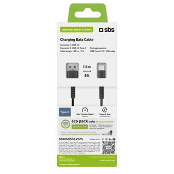 Câble de données USB 3.0 - Type-C- SBS