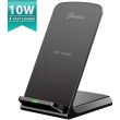 Chargeur sans fil, Seneo 10W Pad de Chargement sans fil Rapide, 7,5W Compatible iPhone 11/11 Pro / 11 Pro Max / XR / Xs Max / Xs / X / 8 / 8P / Nouveaux Airpods, 10W Compatible Galaxy S10 / S9 / Note 10 / Note 9 (NO AC Adapter) -Noir